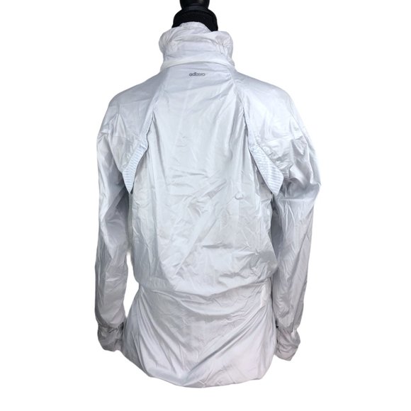 Light Gray ADIDAS Lightweight Jacket Sz Small - Picture 8 of 15